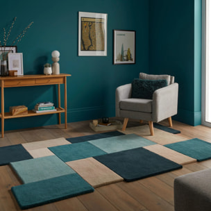 Tapis graphique en laine COLLAGE