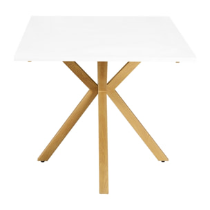 Tavolo estensibile bianco 140-190x90x77 cm - Harper