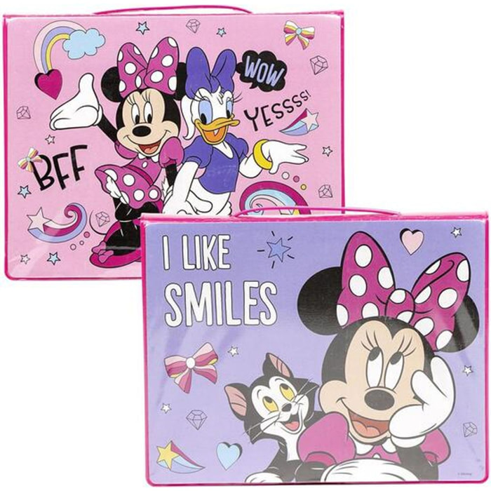 Set Papelería Coloreable Caja Minnie