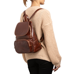 Borsa a spalla  da donna In Vera pelle Made in Italy 34x26x16 cm