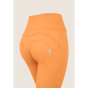 Pantaloni push up WR.UP® clessidra vita alta similpelle eco