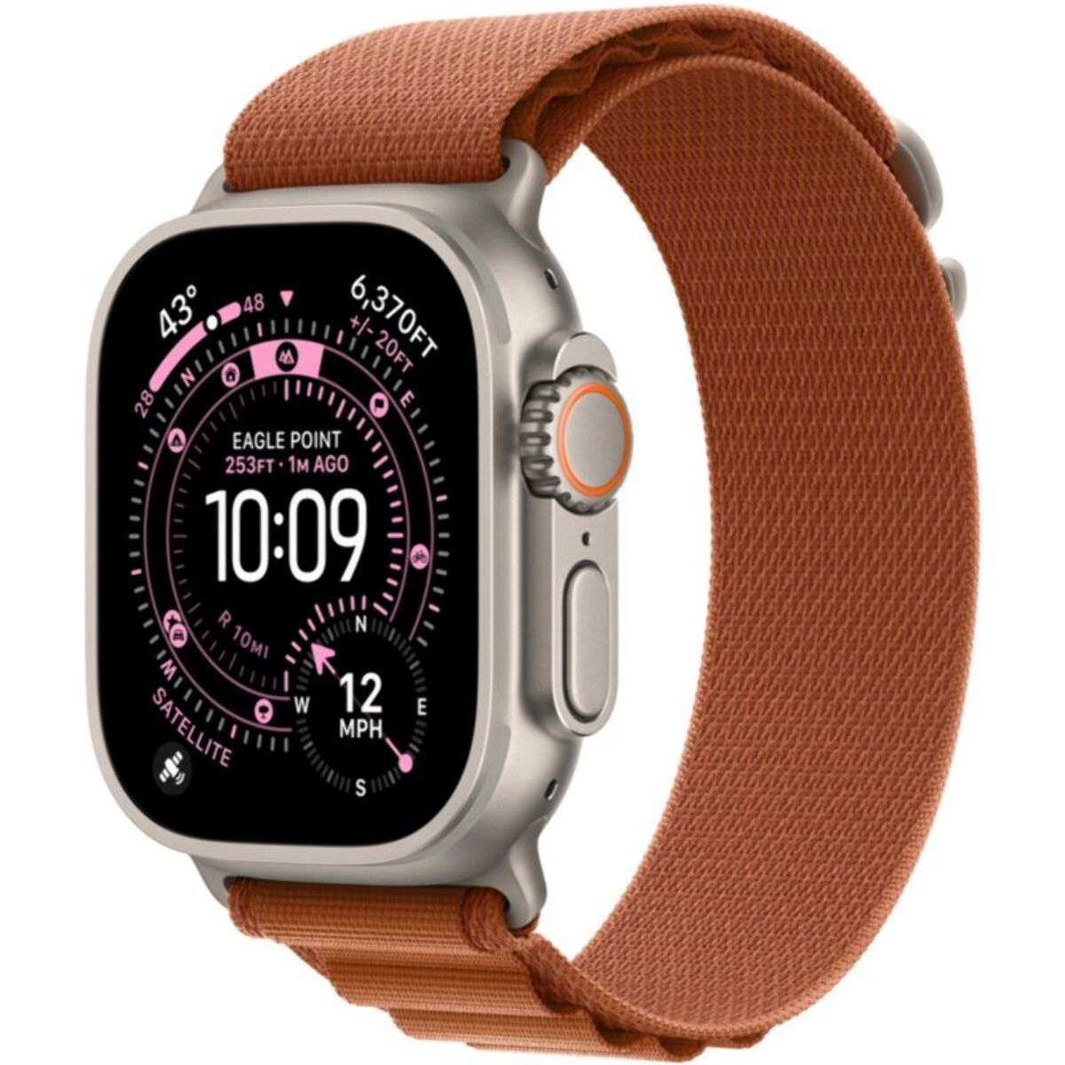 Bracelet APPLE 49 mm Medium Alpine terracotta naturel