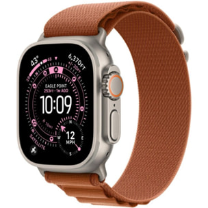 Bracelet APPLE 49 mm Medium Alpine terracotta naturel