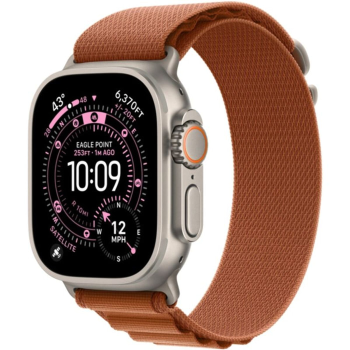 Bracelet APPLE 49 mm Medium Alpine terracotta naturel