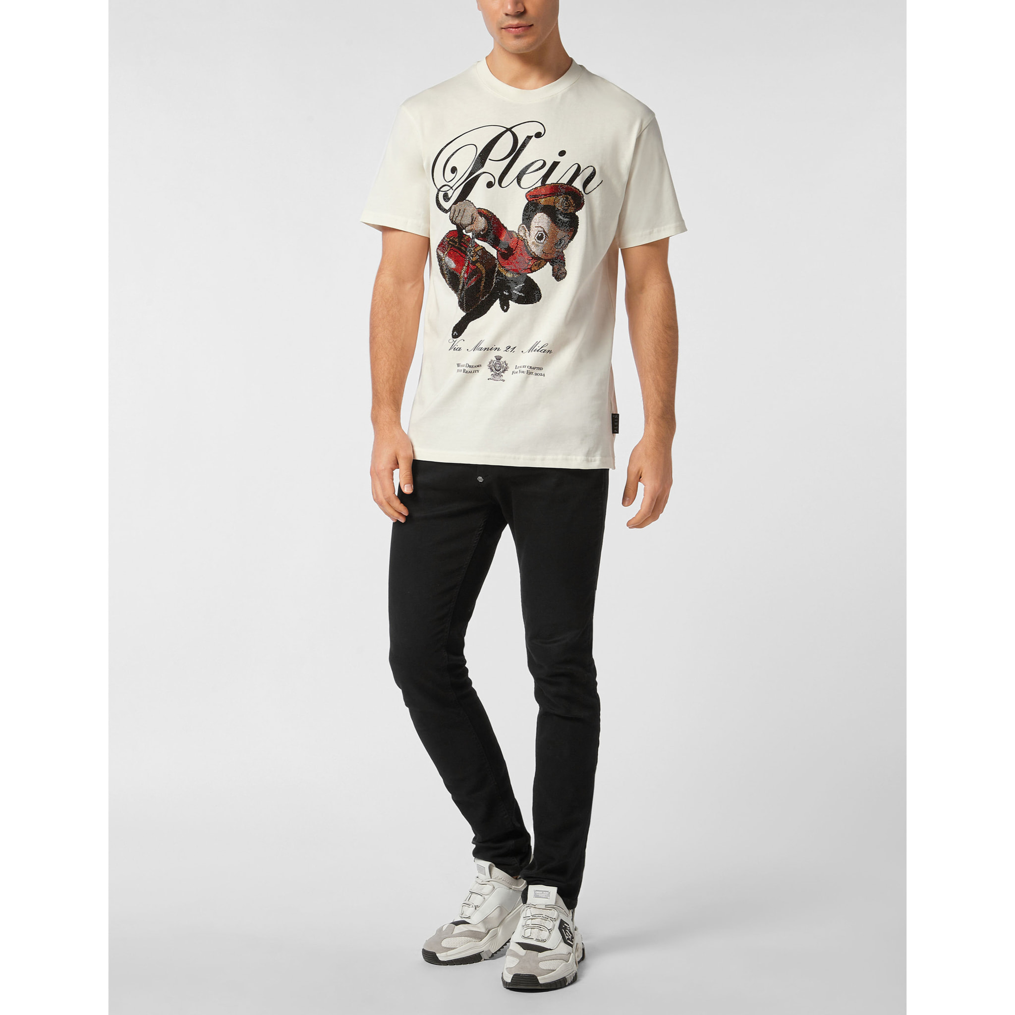PHILIPP PLEIN T-Shirt Round Neck Ss