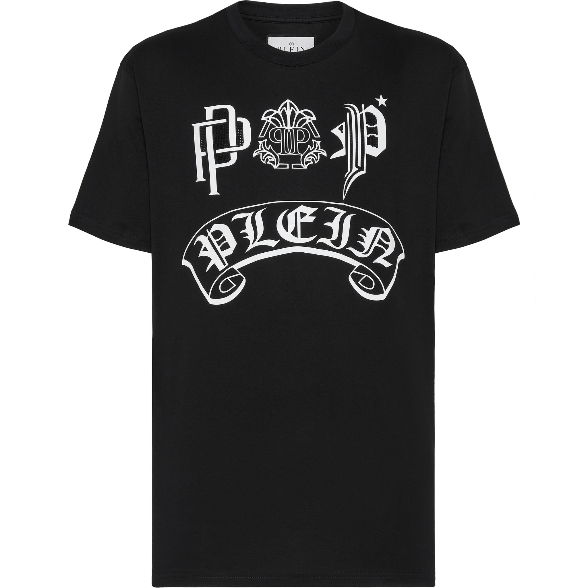 PHILIPP PLEIN Camiseta de cuello redondo y manga corta GOTHIC PLEIN