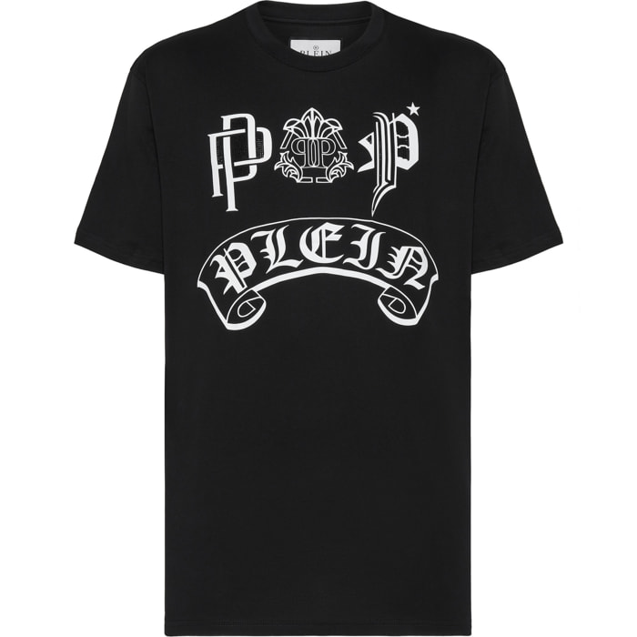 PHILIPP PLEIN Camiseta de cuello redondo y manga corta GOTHIC PLEIN