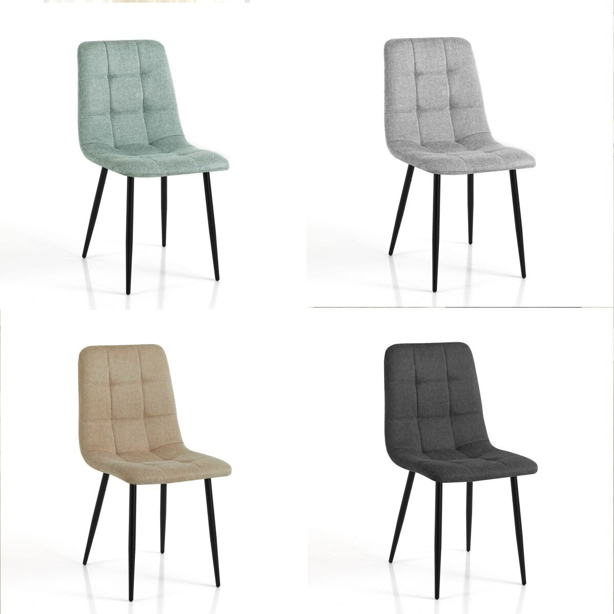 Tomasucci Ensemble de 4 chaises FAFFY EVO COLORS