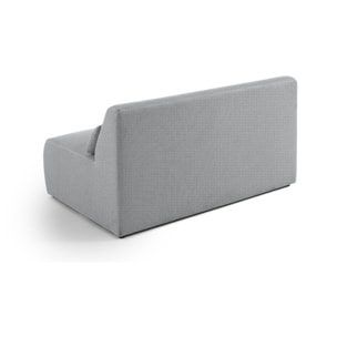 Onyx - canapé droit 2 places - en tissu mailles 3D - Gris clair