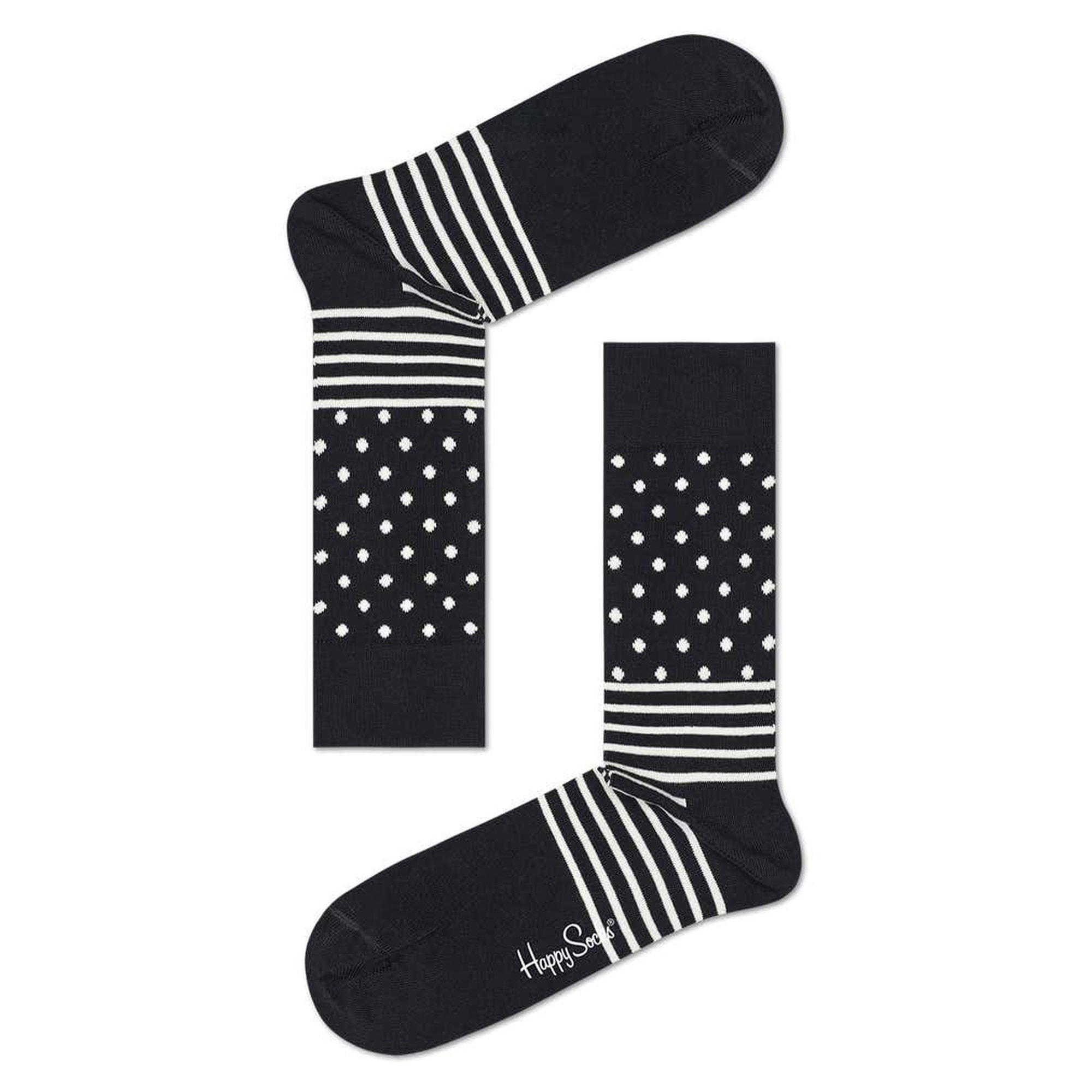 Calcetines 4- blanco y negro happyHappysockss