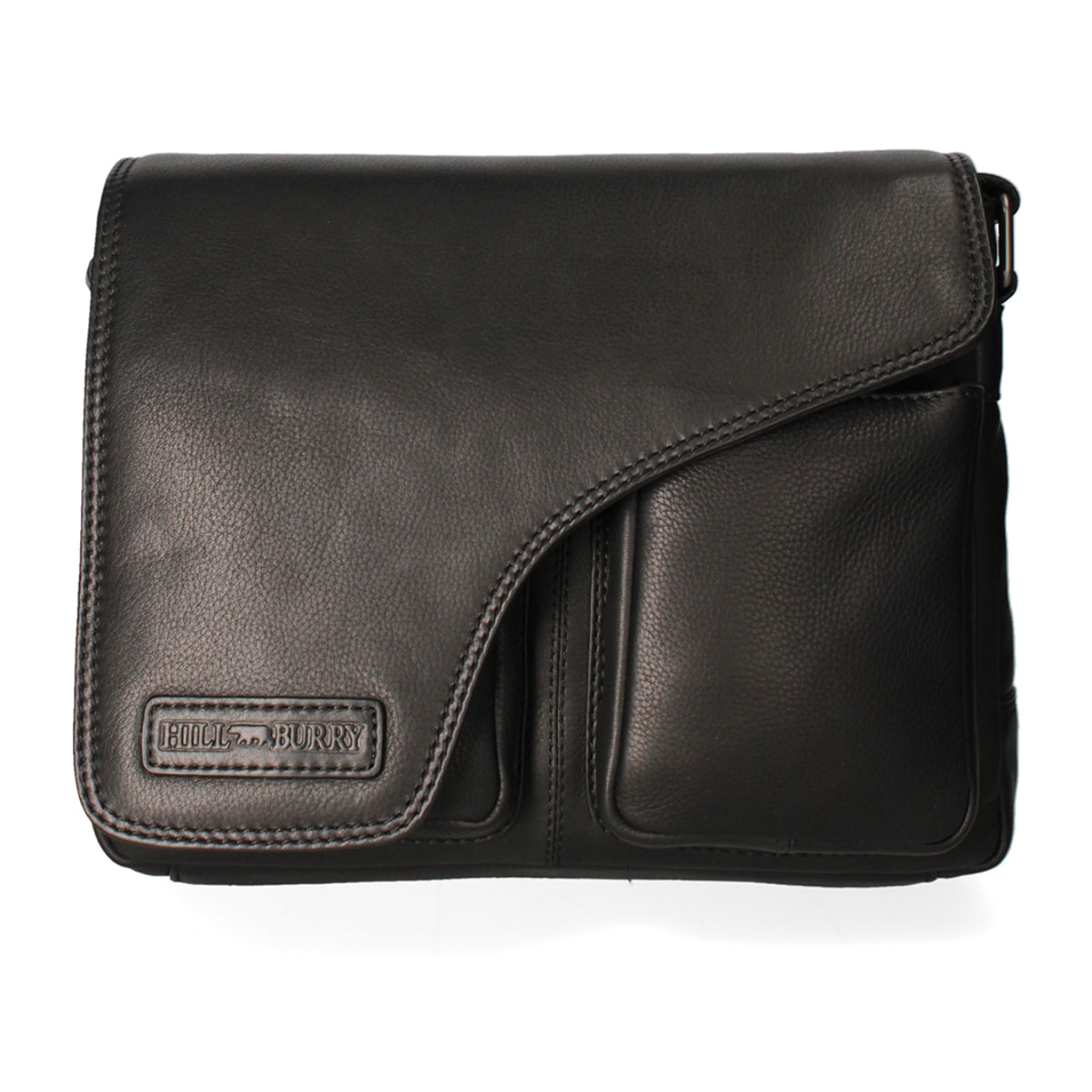 Borsa a tracolla da uomo In Vera pelle Made in Italy 24x30x10 cm