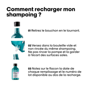 Serie Expert Scalp Advanced - Recharge Shampoing niacinamide dermo-régulateur apaisant - cuirs chevelus sensibles 300 ml