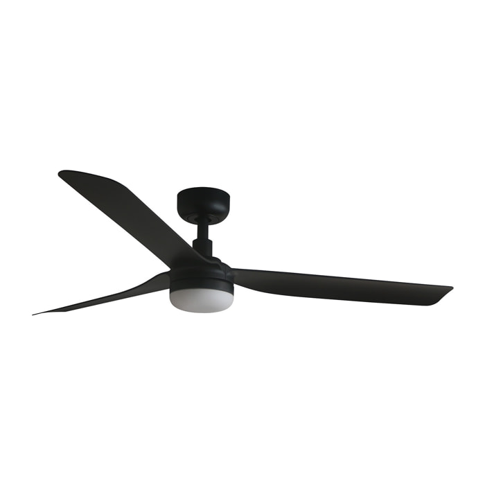 PUNT M LED Ventilatore a soffitto nero