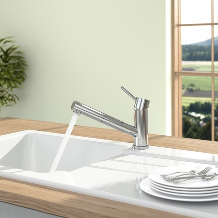 Robinet cuisine rabattable VILLEROY ET BOCH Como Shower window