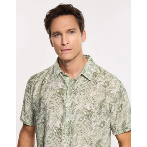 Camisa Manga Corta Verde - Westor