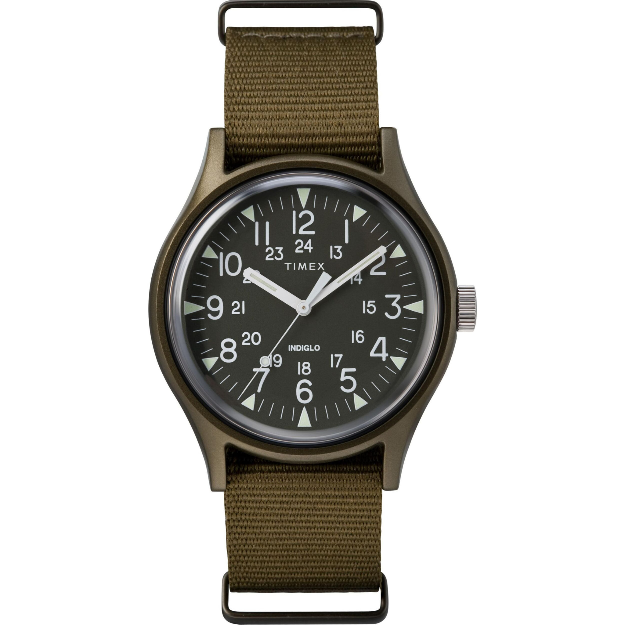 Timex Reloj Analógico De Cuarzo Mk1 Aluminum 40Mm Fabric Watch