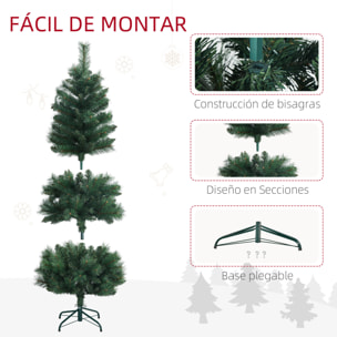 Árbol de Navidad 150 cm Árbol de Navidad Artificial con 354 Ramas y Soporte de Metal Árbol Navideño para Salón Interior Verde