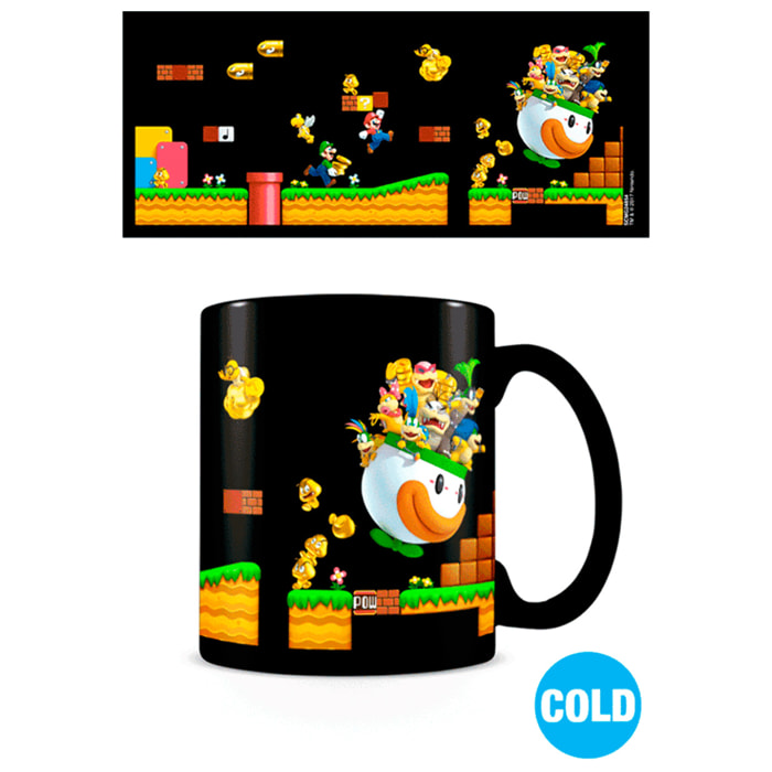 Nintendo Super Mario Gold Coin Rush Heat Changing Tazza pyramid