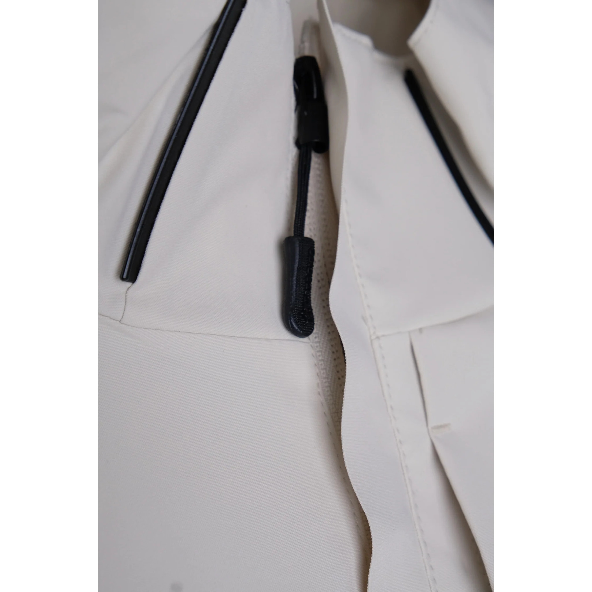 Giacca Esercito con zip panna donna
