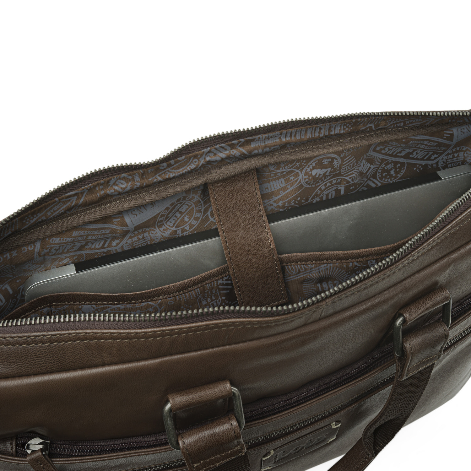 Maletin Portadocumentos Lois Sanford Marron Oscuro