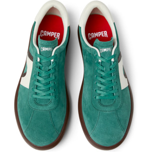 Sneakers - CAMPER Pelotas Soller - Verde - Pelle nabuk