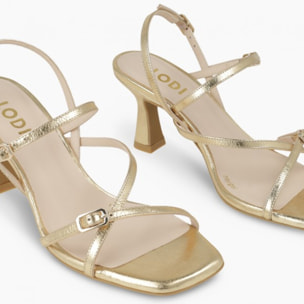 SANDALIAS DORADAS LASON
