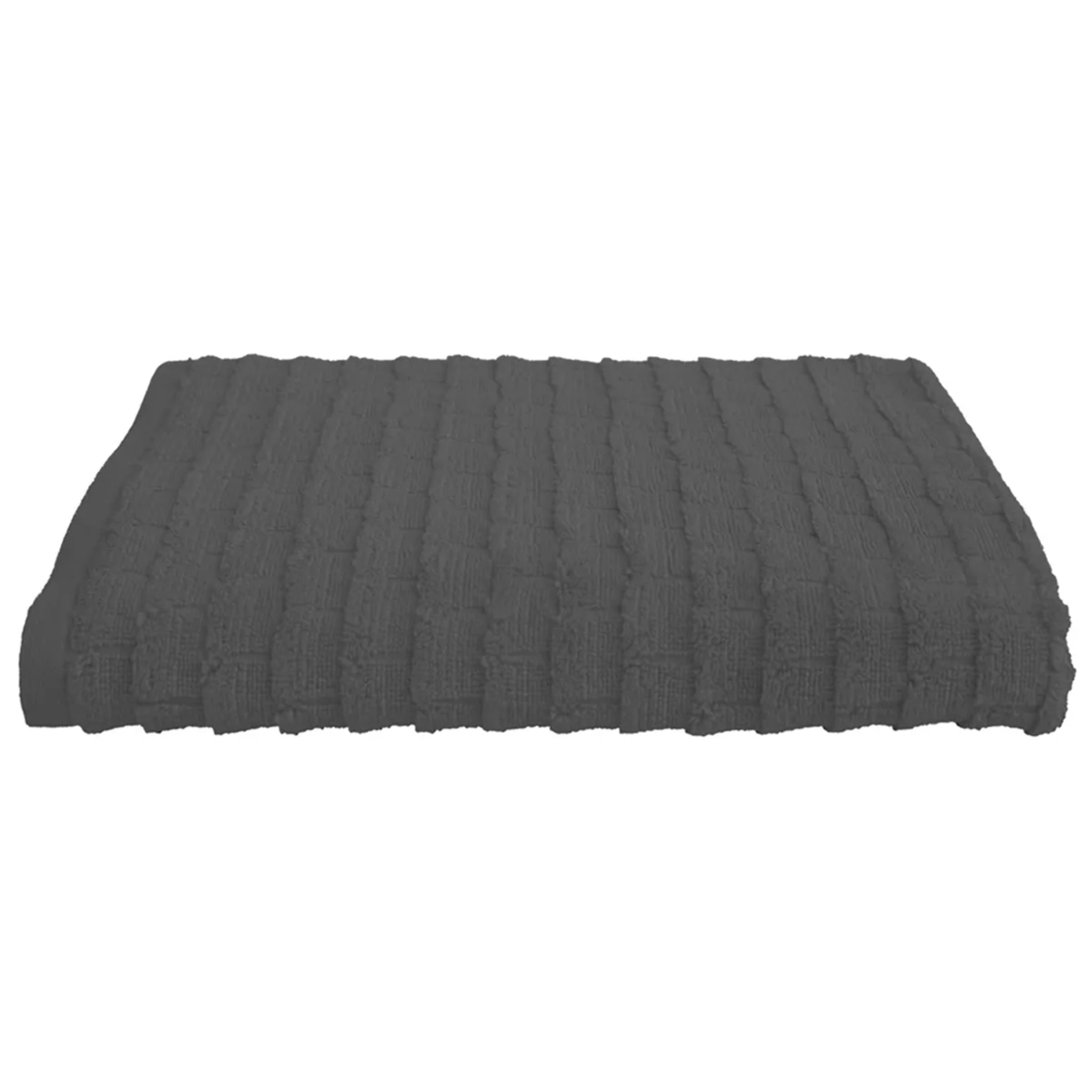 Drap de douche pur coton 575 g/m² uni anthracite Cascade anthracite
