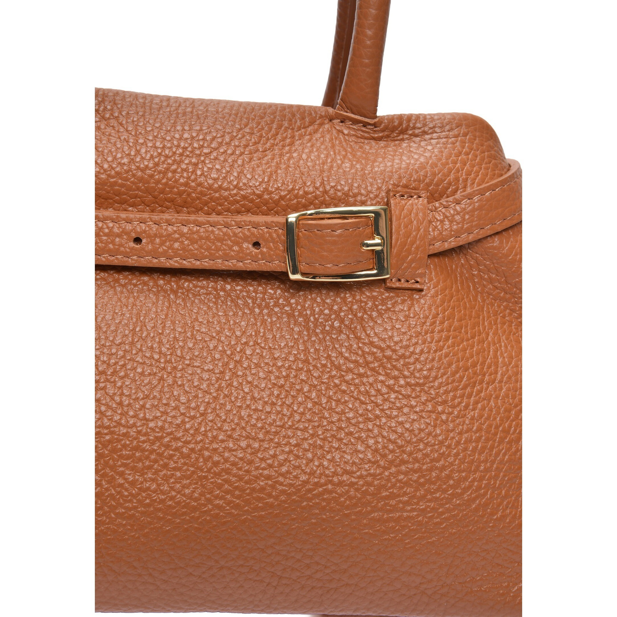 Borsa a mano Anna Luchini Cammello