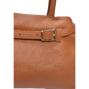 Borsa a mano Anna Luchini Cammello