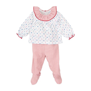 Conjunto Polaina Bebe Niña Nevada