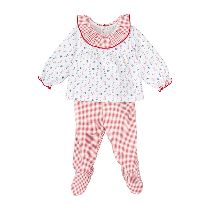 Conjunto Polaina Bebe Niña Nevada