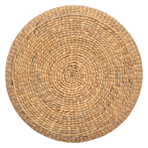 Puf "Wond", jacinto de agua tejido D55 cm