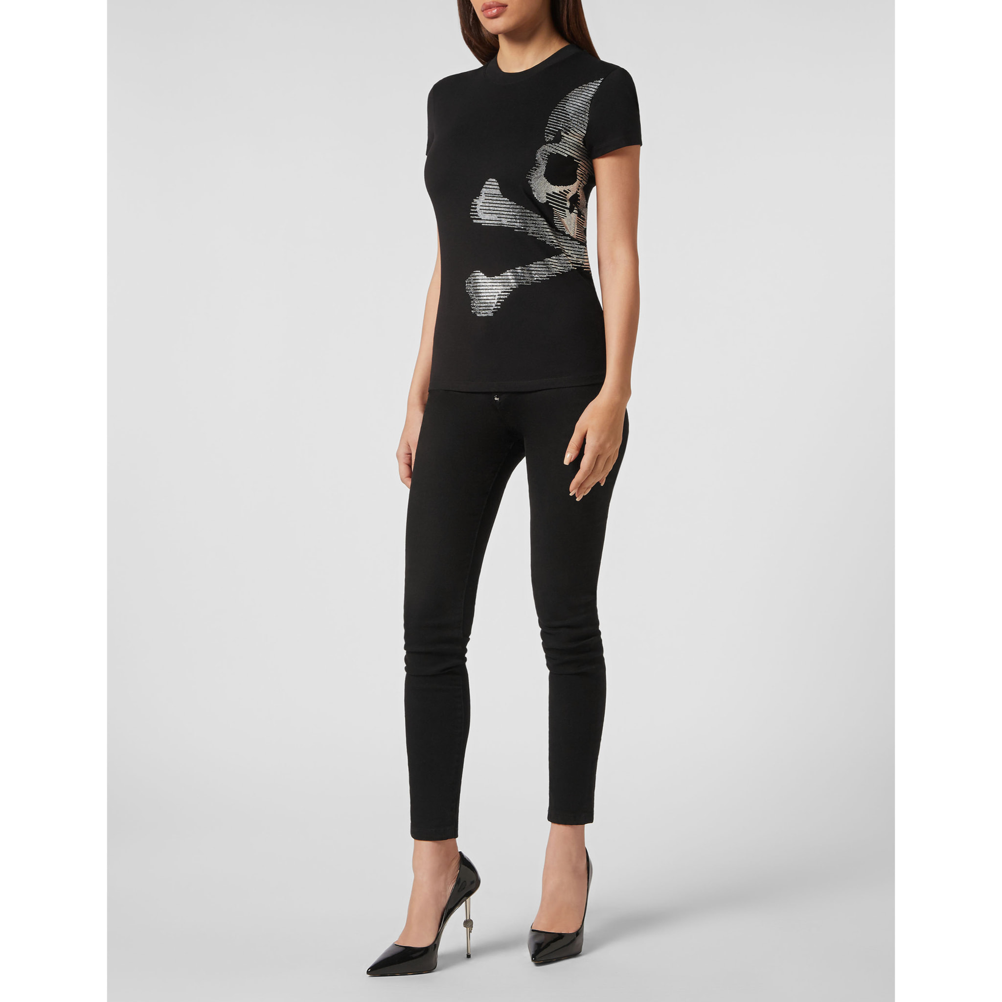 PHILIPP PLEIN T-shirt girocollo SKULL&BONES