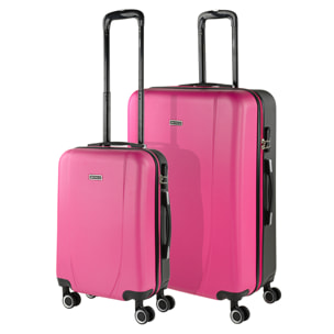Maleta Itaca Tiber Fucsia/Antracita