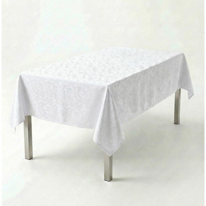 Tovaglia antimacchia in poliestere - BIANCO