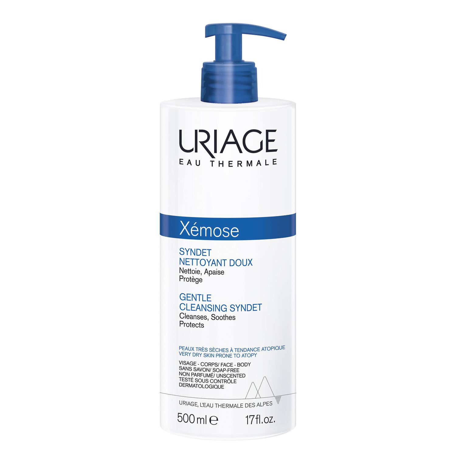 Xémose C8+ - Syndet Nettoyant Doux - Gel-Crème Nettoie, Apaise & Protège