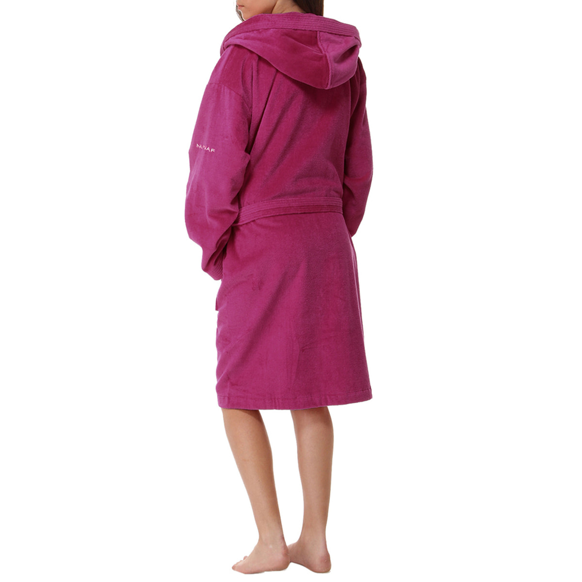 Peignoir mixte CASUAL - coton 380 g/m2 aubergine