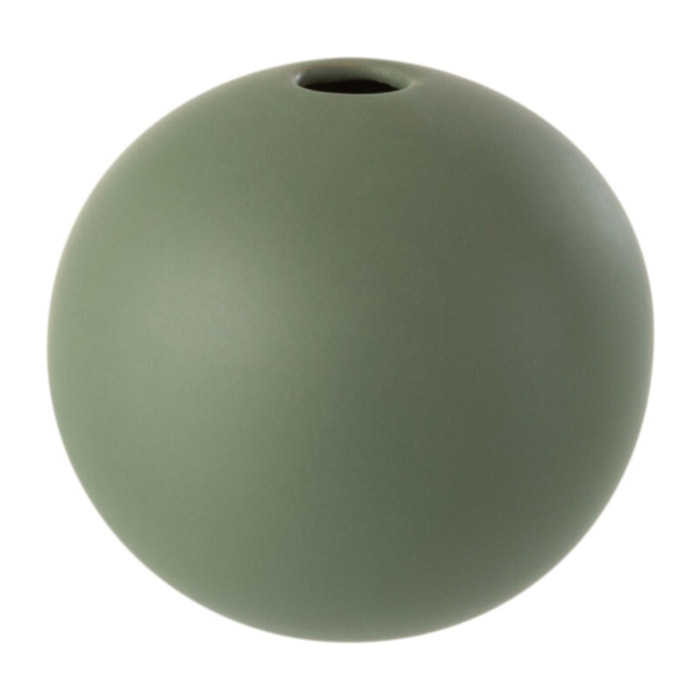 J-Line vase Boule - céramique - vert - small - 2 pcs - 11.5 cm de hauteur