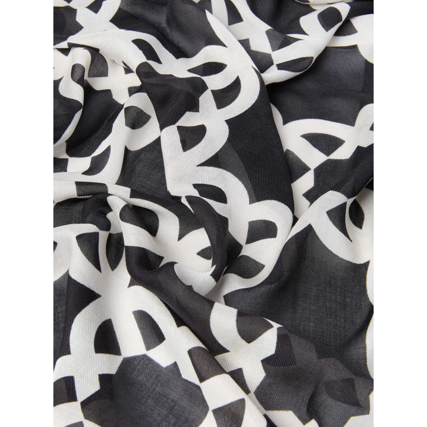 Elena Mirò - Estola estampada - Negro