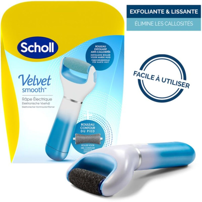 Râpe électrique pied SCHOLL Exfoliante Velvet Smooth