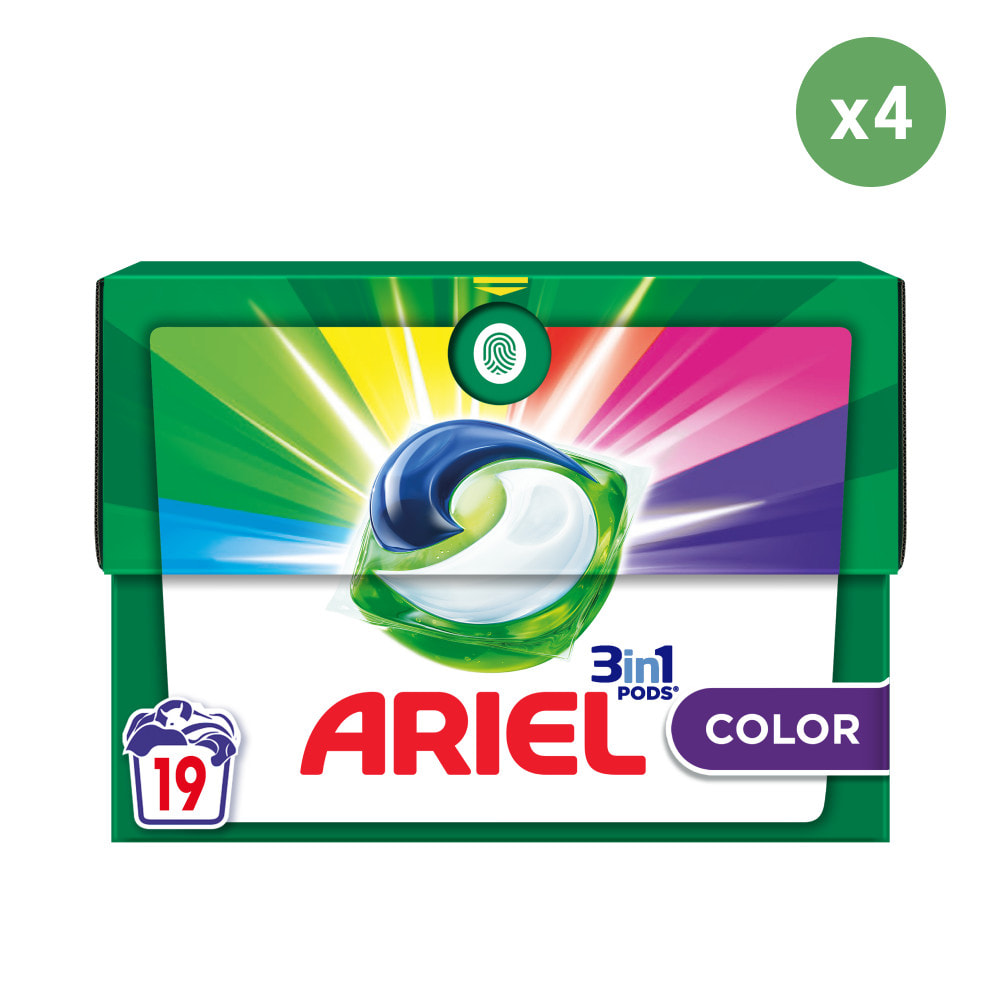 4x19 Pods Color - Lessive en Capsules - Ariel