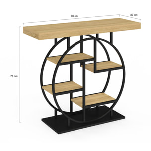 Console étagère arrondie Onda