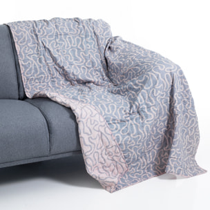 Tomasucci TANGLE 2 plaid en coton Gris