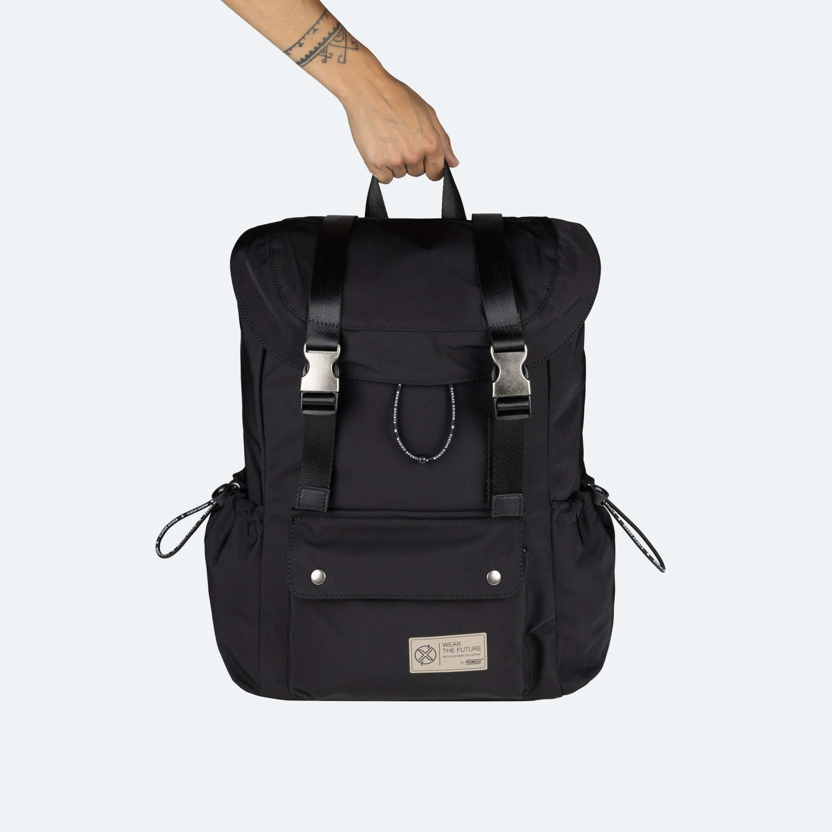 BOLSO RECYCLED X 2.0 BACKPACK BLACK