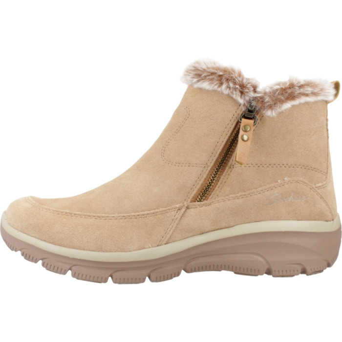 Botines Mujer Easy Going Cool Zip Marron