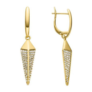 Pendientes Lux by Lux acabados oro 18k