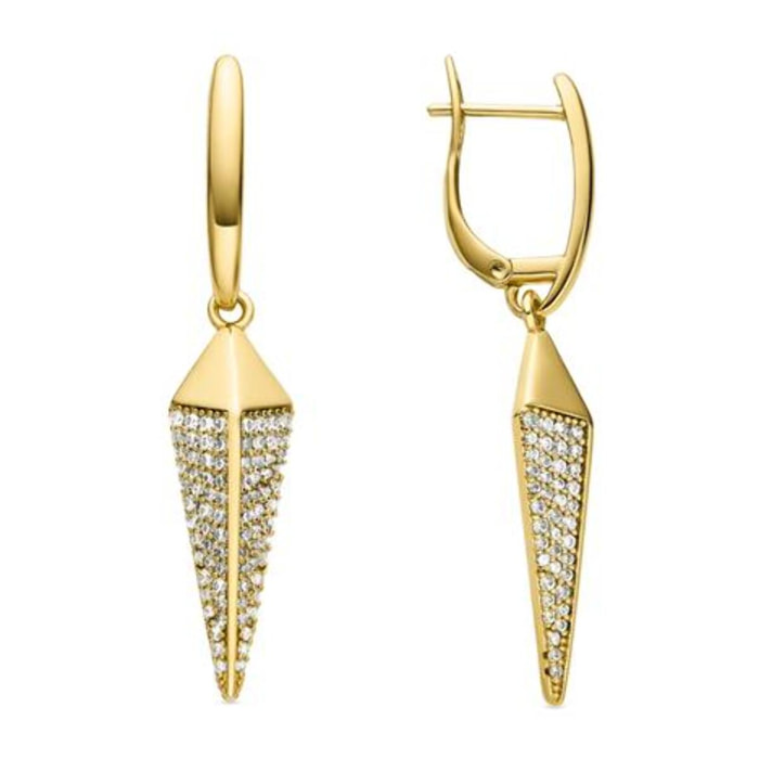 Pendientes Lux by Lux acabados oro 18k