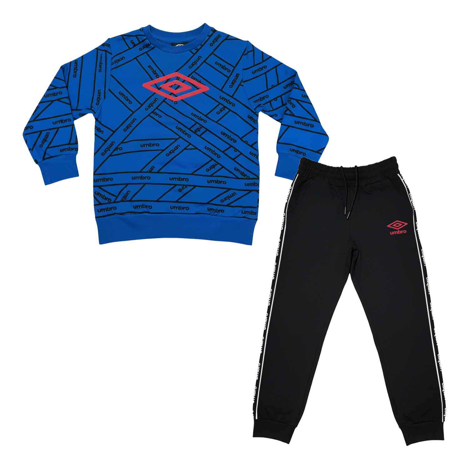 Tuta Bimbo UMBRO Cotone Felpato Invernale 3 / 7 Anni