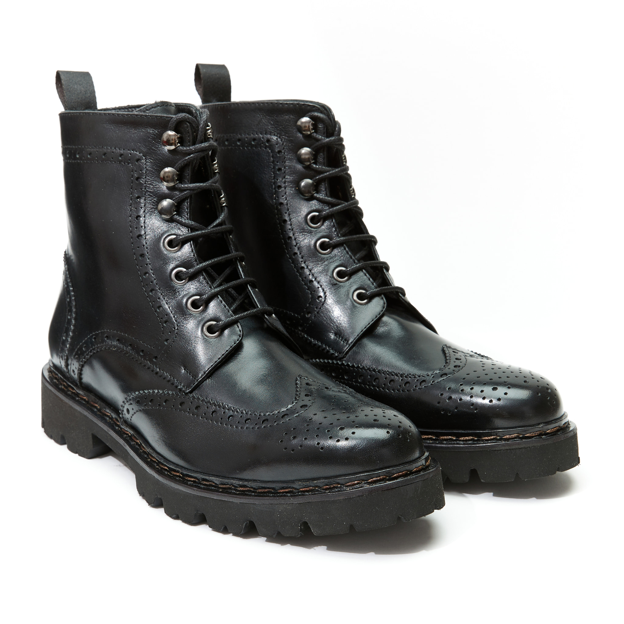 Derby boot British Passport nero