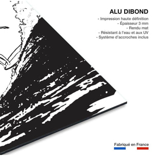 Tableau surfeuse longboard Tableau alu Dibond